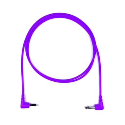Tendrils Cables Right Angled Eurorack Patch Cable (90cm - Purple) 6 pack image 1