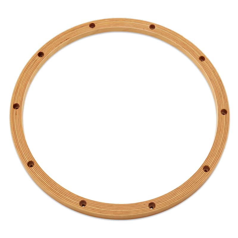 PDP 14" Batter and Resonant Wood Hoops for 10-lug snare image 1