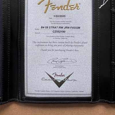 Fender Custom Shop ‘59 Strat Relic Rosewood Neck 2025 - Sage Green Metallic image 8
