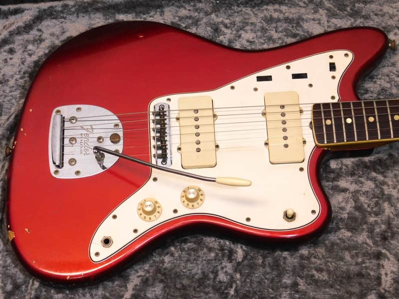 Fender Jazz Master 1965 - Candy Apple Red Matching Head image 1