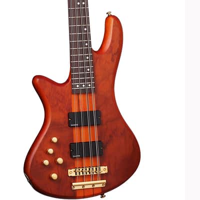 Schecter Stiletto Studio-8 Electric Bass (8 String, Left Handed, Honey Satin) image 2