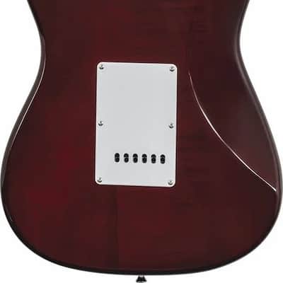 Washburn SDFTB Sonamaster Deluxe Electric Guitar. Trans Black image 3