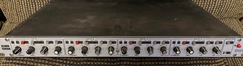 Klark Teknik DN 514 QUAD AUTO GATE mid-90's - silver/black image 1