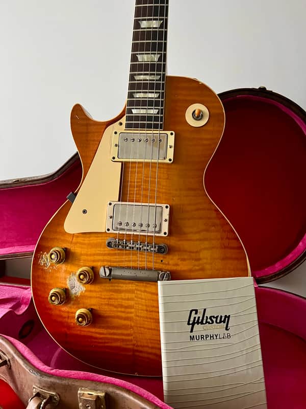 Gibson Les Paul 1959 Reissue 2023 - Gemini Burst - Brazilian board - Ultra Heavy Aged Murphy Lab image 1