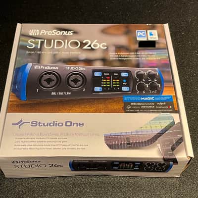 PreSonus Studio 26C 2x4 USB-C Audio / MIDI Interface 2019 - Present - Black image 1