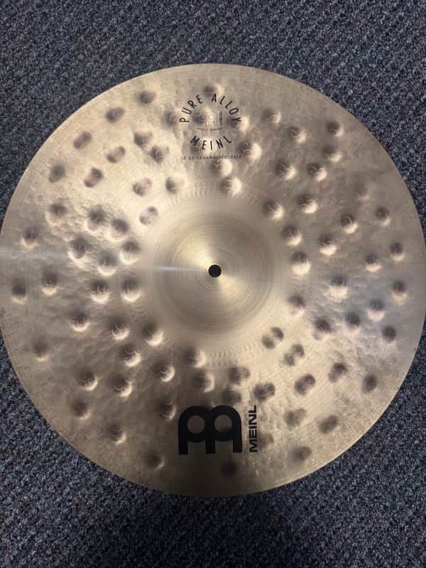 Meinl 18" Pure Alloy Extra Hammered Crash Cymbal 2017 - Present - Traditional image 1