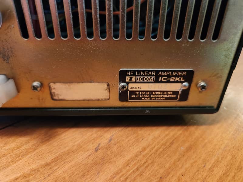 ICOM IC-2KL HF Linear amp and Ic2kl Ps EUR 1.027,24 - FR