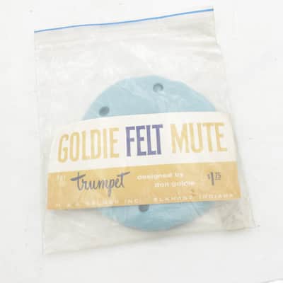 Vintage NOS Goldie Felt Trumpet Mute - Selmer image 1
