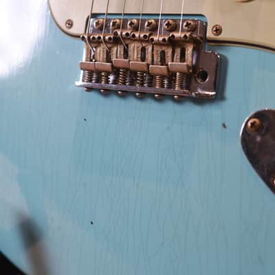 Fender Custom Shop '64 Reissue Stratocaster Journeyman Relic - Daphne Blue image 10