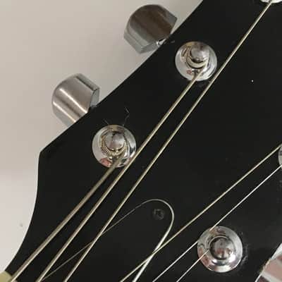 Vintage Matsumoku Memphis LP 1970s Piano Black Beauty Les Paul Dual Humbucker Single Cut Guitar image 9