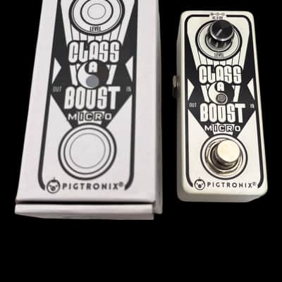 Pigtronix Class A Boost Micro 2018 - White / Black X7543 image 1