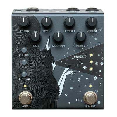 Old Bood Noise Endeavors Dark Star V3 Stereo Reverb Pedal - Black image 1
