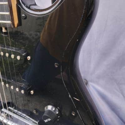 VINTAGE, Mild Relic, Harmony H-804 Electric Guitar 1970s - Black image 16