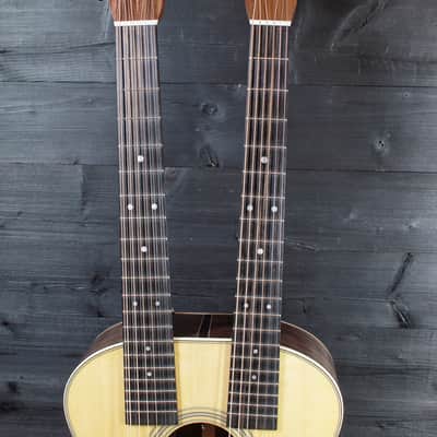 Martin Grand J-28E DN Rosewood Double Neck 12/6 String Acoustic-Electric Guitar image 22