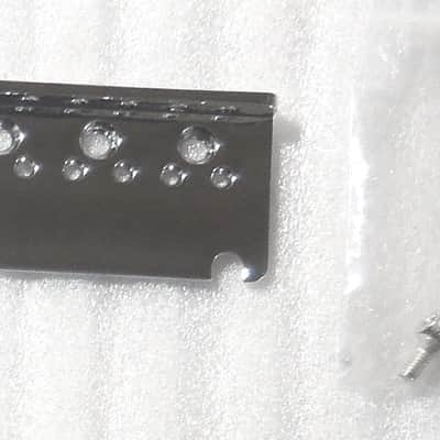 Fender® American Pro Chrome Bridge Plate~Non "Offset"~Fits Pro/DLX Block~Open Box New image 1
