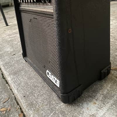 Crate GX-15 2-Channel 12-Watt 1x8" Guitar Practice Amp 1990s - Black image 2