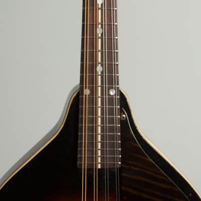 Cromwell GM-4 Arch Top Mandolin, made by Gibson (1935), ser. #45A-30, original black chipboard case. image 8