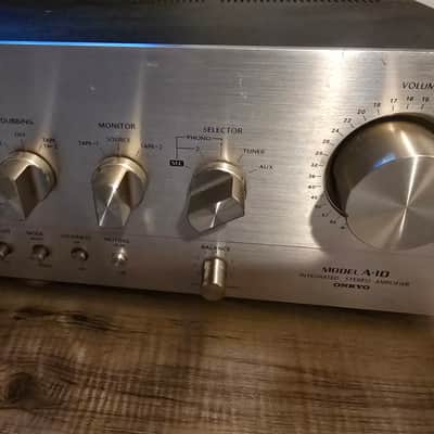 Onkyo A-10 Integrated Amplifier  A10  Silver image 2
