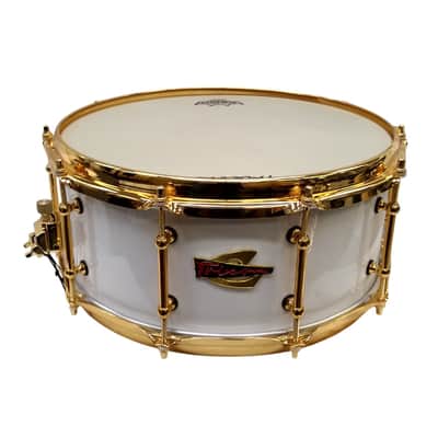 Trixon Concert Gold Series Snare White Lacquer image 2
