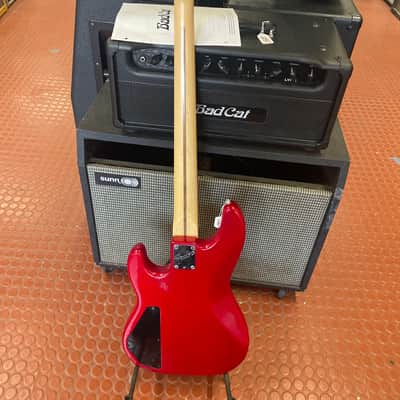 Fender Precision Deluxe bass 1993 - Red image 4