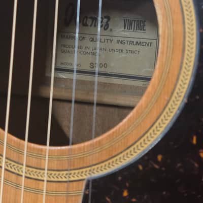 Ibanez Vintage S 300 Dreadnought Acoustic Guitar 1970s image 6