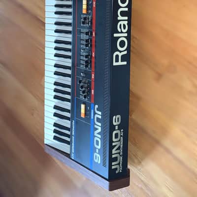Roland Juno-6 61-Key Polyphonic Synthesizer 1982 - 1984 - Black image 3