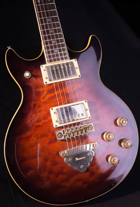 VINTAGE 1982 IBANEZ ARTIST AR-105 AR105 - VIOLIN SUNBURST GUITAR grlc1523 image 1