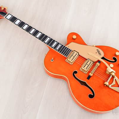 1993 Gretsch Nashville 6120 Chet Atkins Western Orange, Near-Mint w/ Case & Hangtag image 12