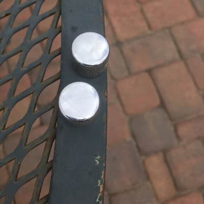 Fender Precision bass Telecaster Guitar Knobs 1975 Chrome image 1