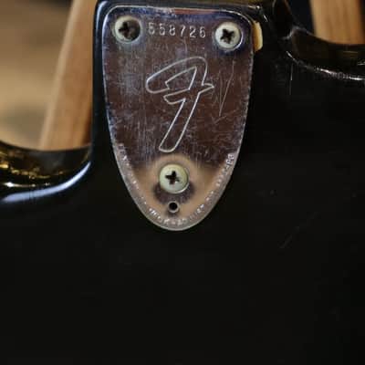 Fender Stratocaster 1974 Black Alder all Original image 9