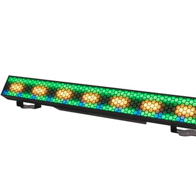 American DJ ELE180 Elektron Bar FX;1-meter strobe &blinder Features seven 40W amber LEDs (1800K) for brilliant blinder effects and 528 RGB SMD LEDs for vibrant color chases image 5