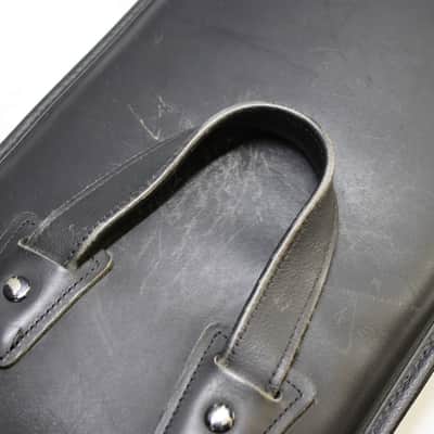 Levy's Standard Leather Bass Gigbag - Black **Warrior Patch** image 16