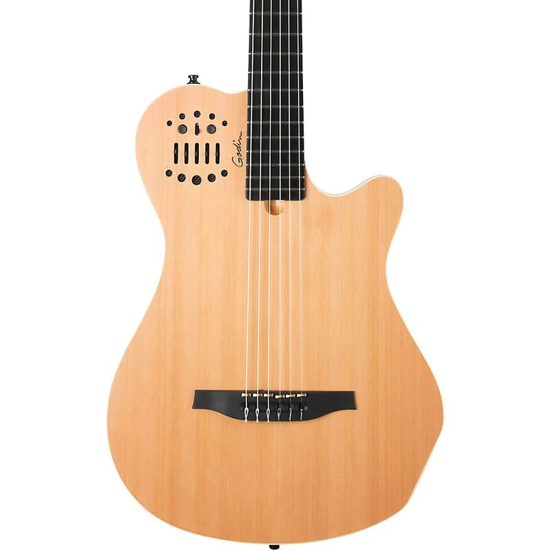 Godin ACS Grand Concert Nylon-String Acoustic-Electric Guitar Regular Natural image 1