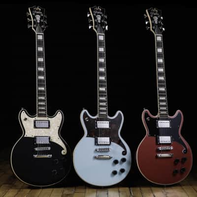 D'Angelico DAPBRISBMCS PREMIER BRIGHTON Double Cutaway Solid Body 6-String Electric Guitar w/Gig Bag image 8