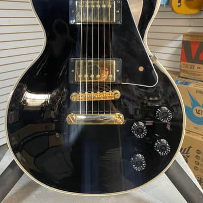 Epiphone Les Paul Custom - Ebony w/Crossrock Hardshell Case image 2