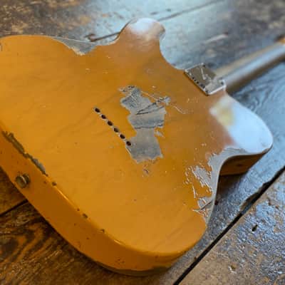 Fender Custom Shop 1953 RI Heavy Aged Butterscotch with OHSC & Docs image 7