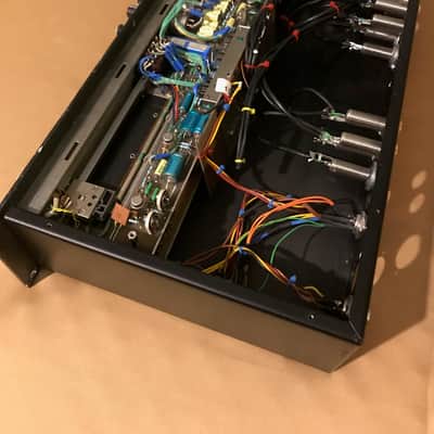 Pair Tesla EJU 124 Channel Strip Microphone Preamp EQ Haufe Transformers Professionally Racked Pair image 2