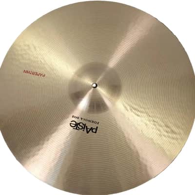 Used Paiste Formula 602 Paper Thin Crash Cymbal 20" - Very Good image 2