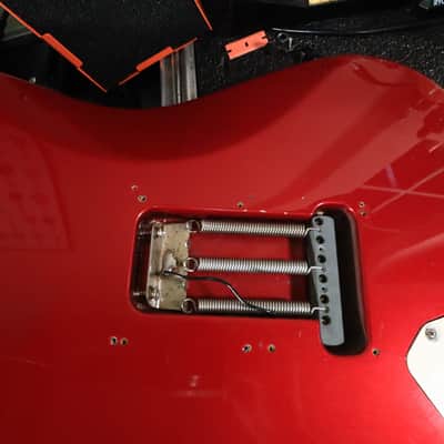 1998 Fender Deluxe Powerhouse Stratocaster Electric Guitar Red image 21