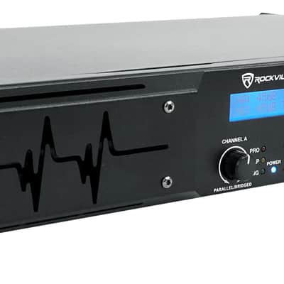 Rockville D14 7000w Peak/2000w RMS 2 Channel Power Amplifier Pro/DJ Amp+Cables image 5