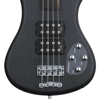 Warwick RockBass Corvette $$ Fretless Electric Bass Guitar - Nirvana Black Transparent Satin image 1