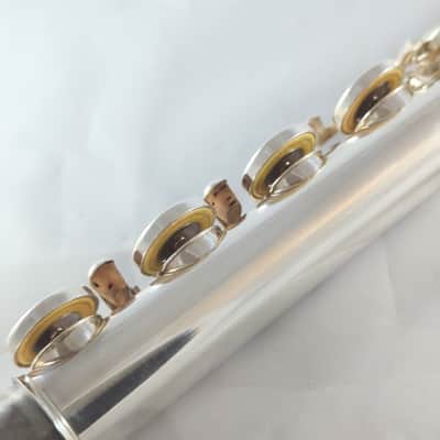 Pearl PF-665 CC flute solid silver headjoint image 4