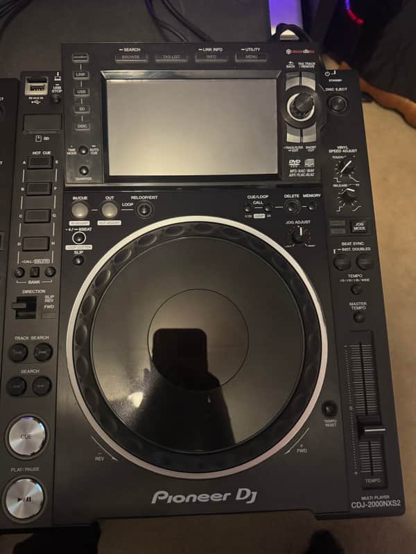 TWO Pioneer CDJ-2000NXS2 Professional Multi Player - Black image 1