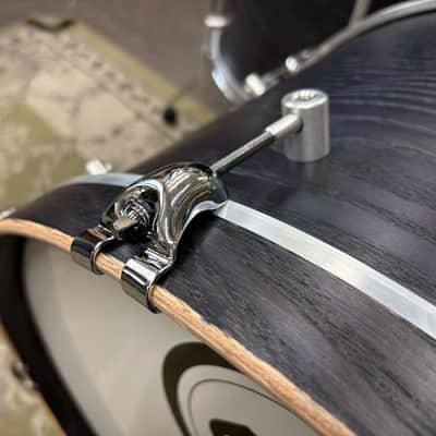 651 Drums Ash 3-Piece Drum Set (12-16-20) - Natural Black Stain image 9