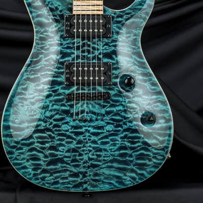 Kiesel Carvin NZ624M Neil Zaza Signature 24 Fret California Carved Top 6 String Guitar Teal Quilt image 1