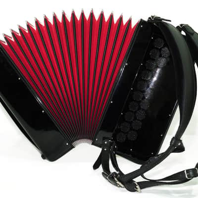 Adria Cromaton IV.A Grand Luxe 5 Row Button Accordion 120 Bass, made in Italy, Cassotto, C Griff, includes Straps and Hard Case, 2715 image 11