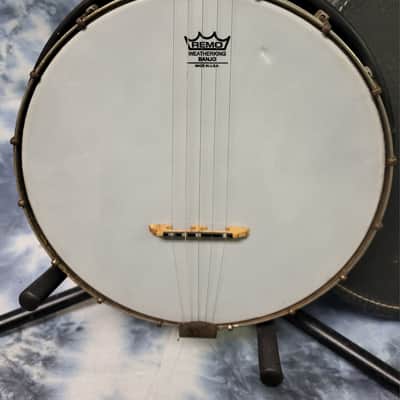 Vintage 1965 Kay 5 String Banjo New Strings Pro Setup Original Soft Shell Case image 2