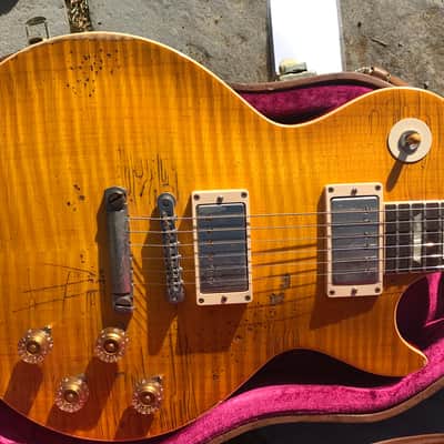 2012 Gibson Custom Paul Kossoff 1959 Les Paul Murphy Aged image 4
