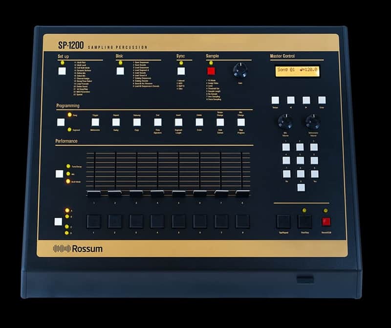 Rossum Electro-Music SP-1200 40th Anniversary Limited Edition Sampler 2025 - Black/ Gold image 1