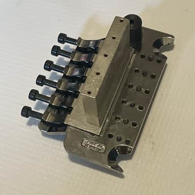2000's Schaller Original Made in Germany Cosmo/Black Chrome Floyd Rose Electric Guitar Tremolo Bridge & Arm Set image 16